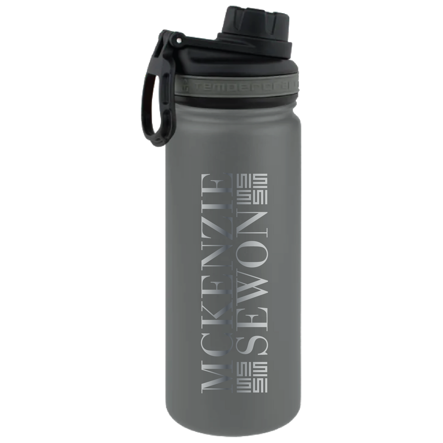 18 Ounce Tempercraft Bottle with McKenzie SewOn Laser Engraving