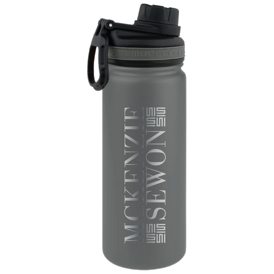 18 Ounce Tempercraft Bottle with McKenzie SewOn Laser Engraving